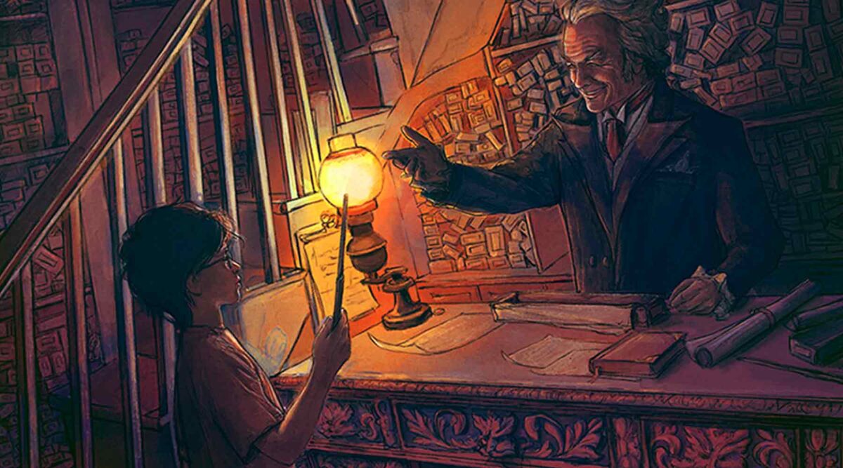 Olivaras vende a varinha de Harry Potter